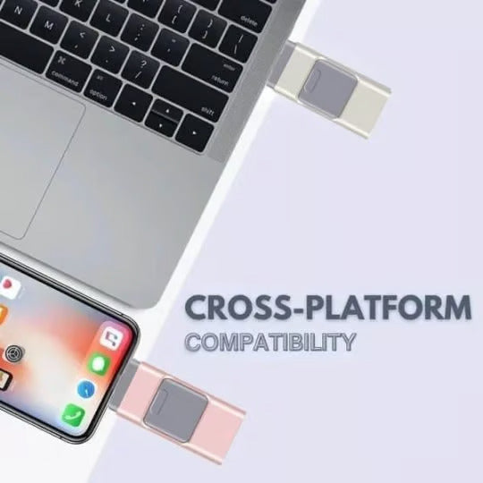 4-in-1 High-Speed USB Flash Drive with Multi-Device Compatibility