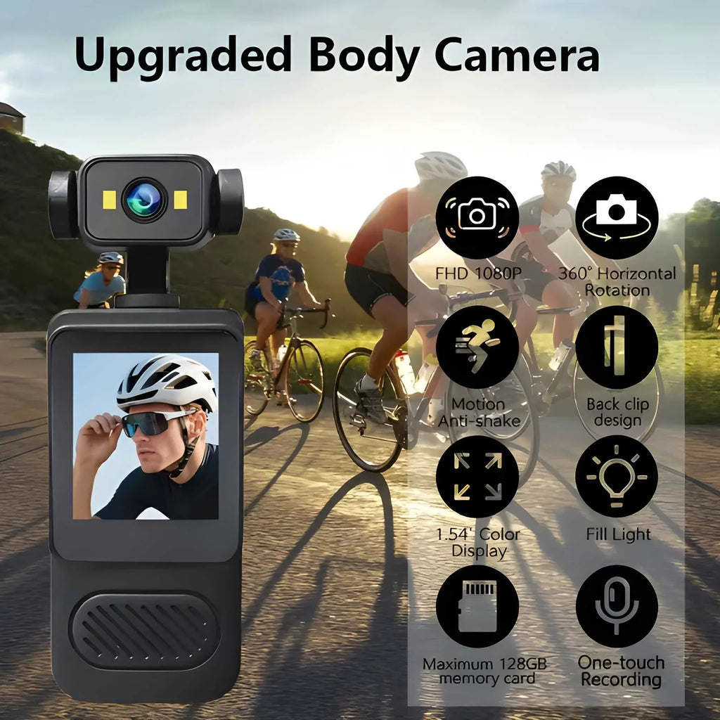 1080P HD Wearable Sports Action Camera for Outdoor Adventures